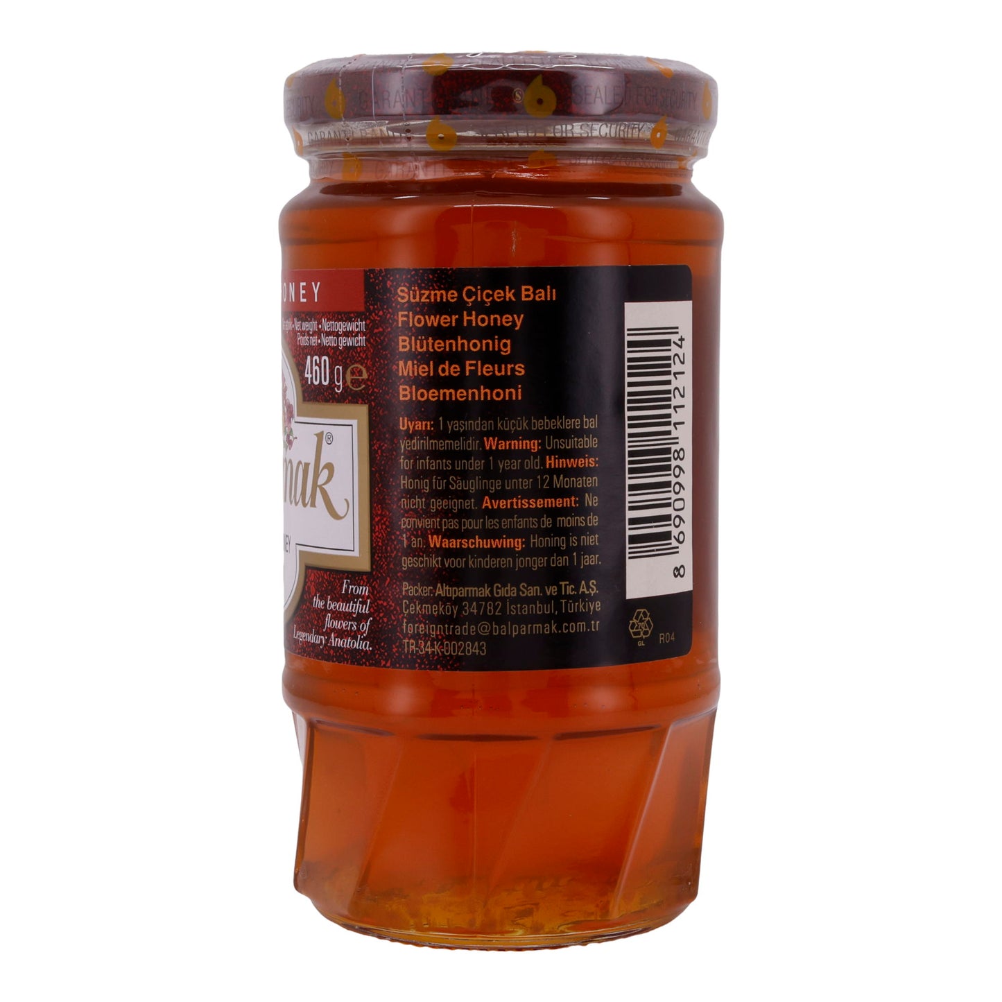 Blütenhonig Balparmak | Im Glas | Natürlicher Blütenhonig aus Anatolien | 460 g