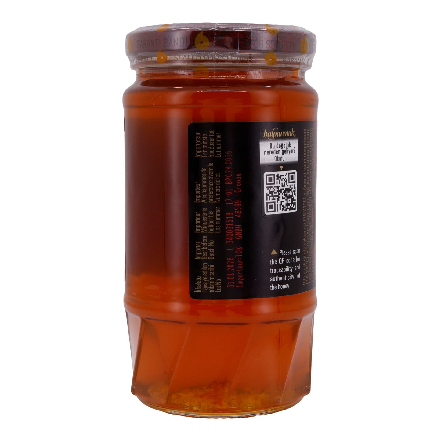 Blütenhonig Balparmak | Kavanozda | Anadolu'dan Doğal Çiçek Balı | 460 g