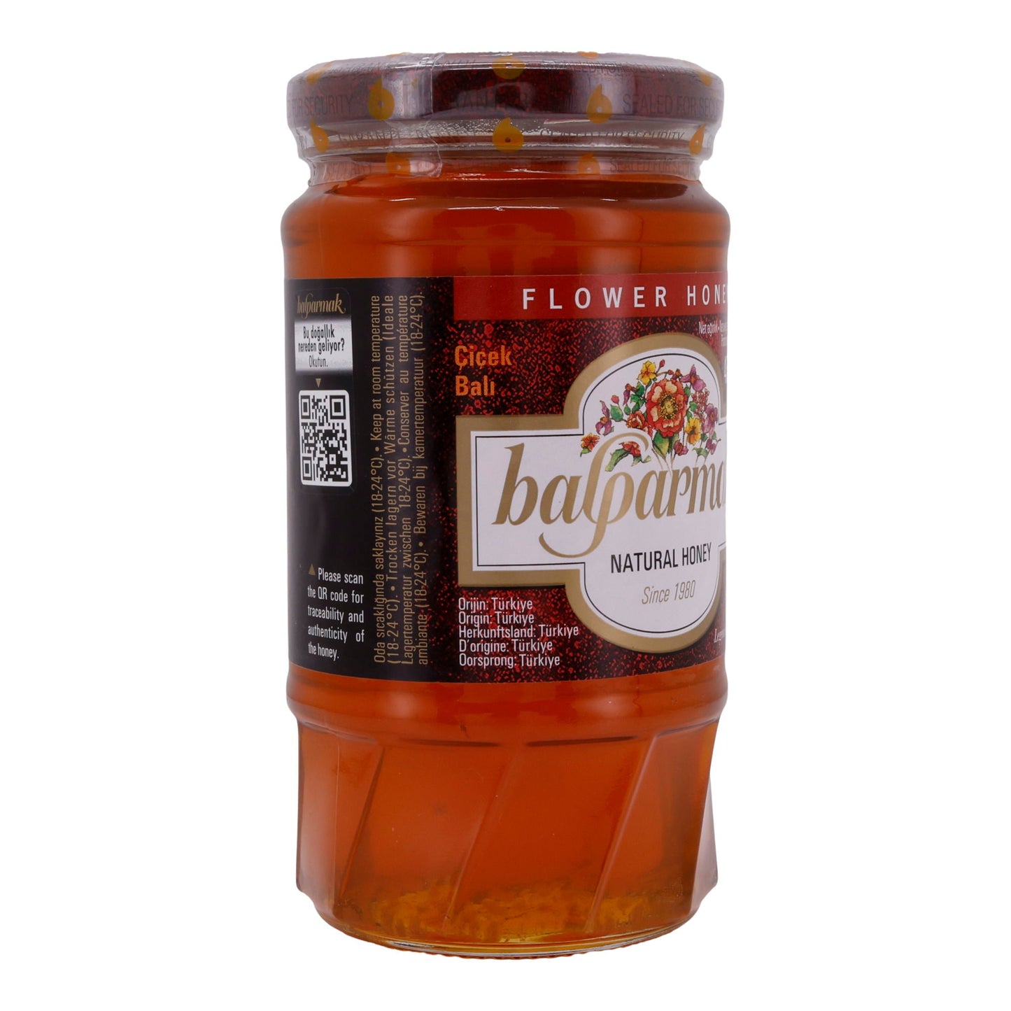 Blütenhonig Balparmak | Im Glas | Natürlicher Blütenhonig aus Anatolien | 460 g BALPARMAK