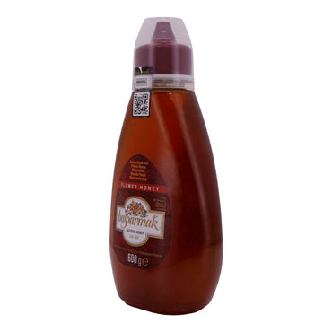 Honig Balparmak | Bloesemhoning | Natuurlijke honing in handige knijpfles | 600 g