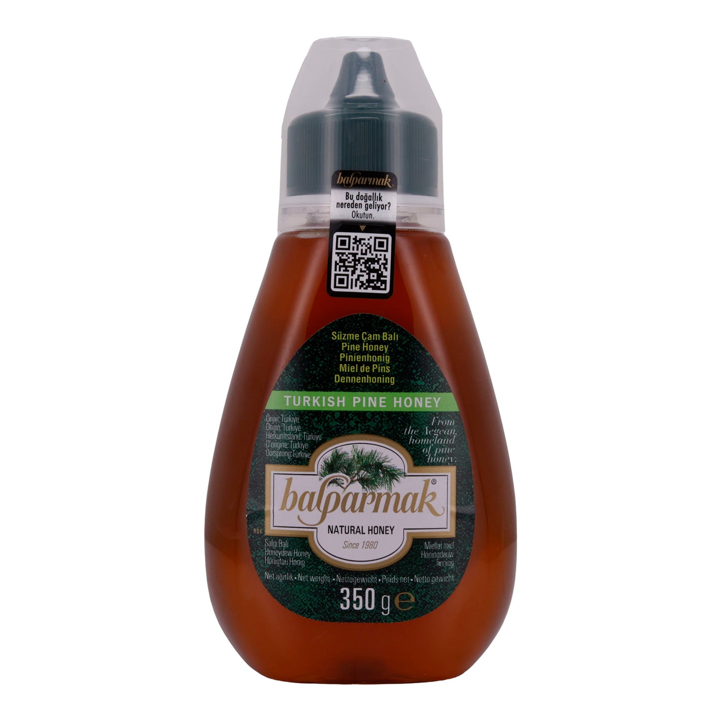Miele di pino Balparmak | Miele di pino turco | 100% naturale dall'Anatolia | 350 g