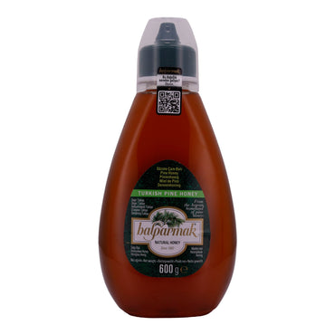 Pinienhonig Balparmak | Türkischer Pinienhonig | Intensiv, aus Türkei, Squeeze-Flasche | 600 g BALPARMAK