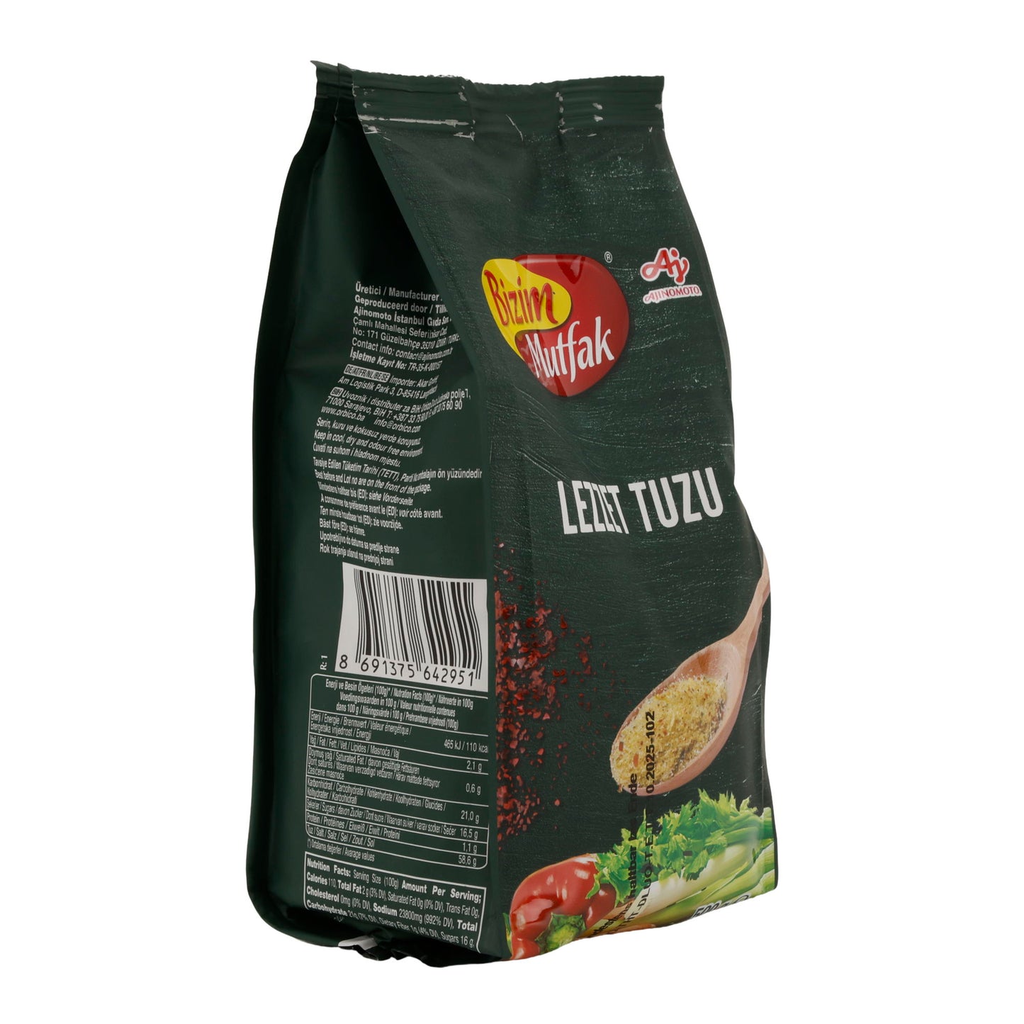 Salt Mix Bizim Mutfak | Würzmischung | Mit Gemüse & Kräutern | 500 g