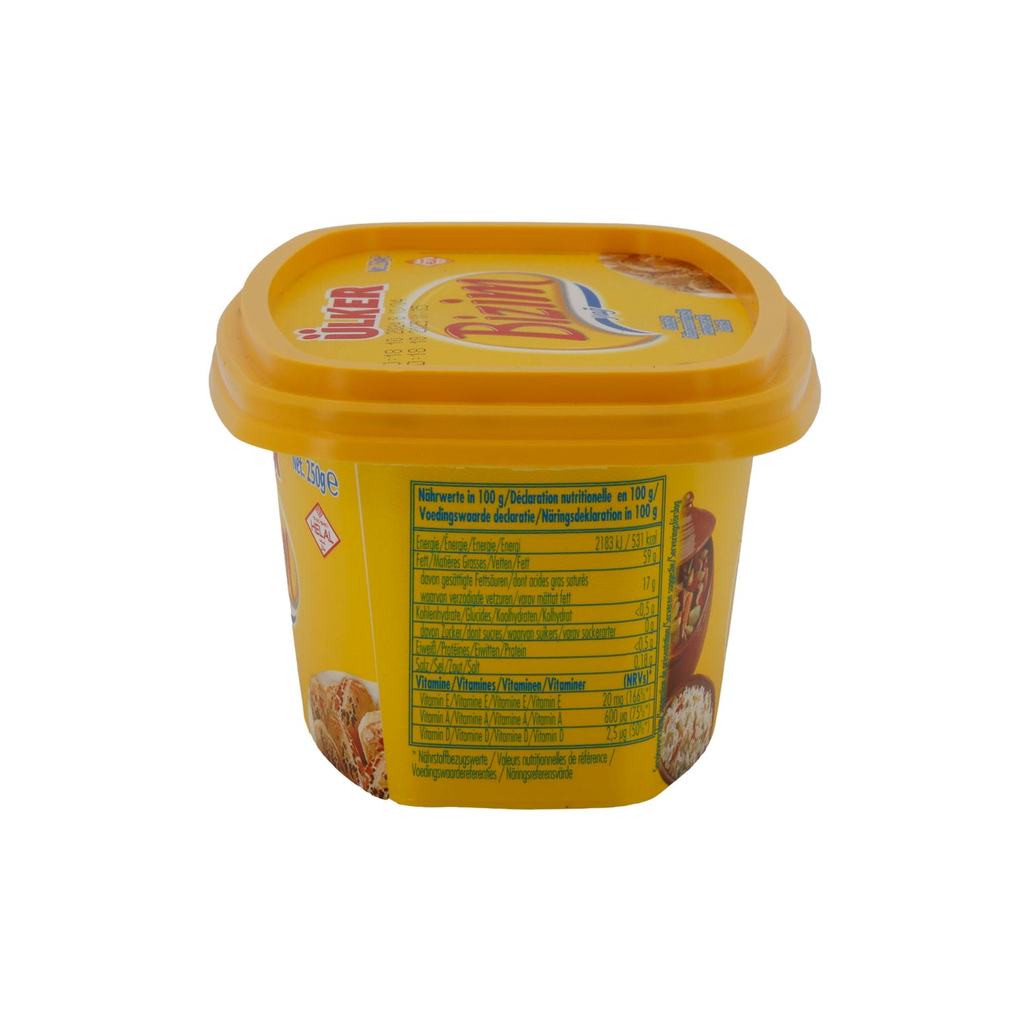 Streichfett Ülker Bizim Yağ | 59 % Fett | Vielseitige Anwendungen | 250 g