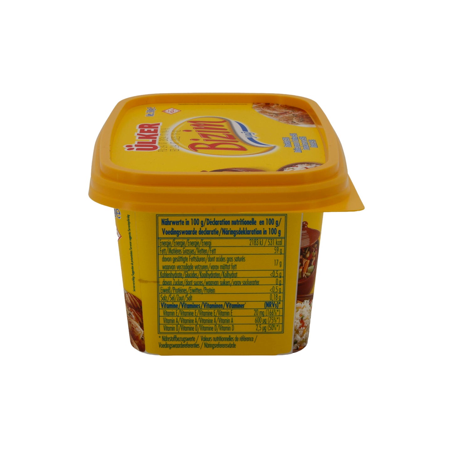 Streichfett Ülker Bizim Yağ | Pflanzenfett | Vielseitig einsetzbar für Kochen, Braten & Backen | 500 g