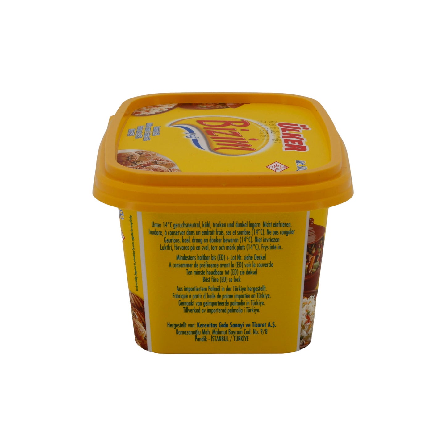 Streichfett Ülker Bizim Yağ | Pflanzenfett | Vielseitig einsetzbar für Kochen, Braten & Backen | 500 g