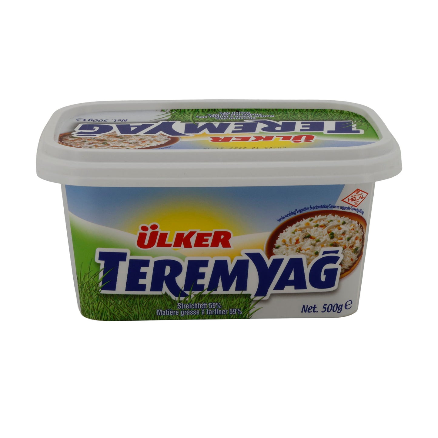 Streichfett Ülker Teremyağ | Pflanzenfett | Vielseitiges Streichfett für Brot | 500 g