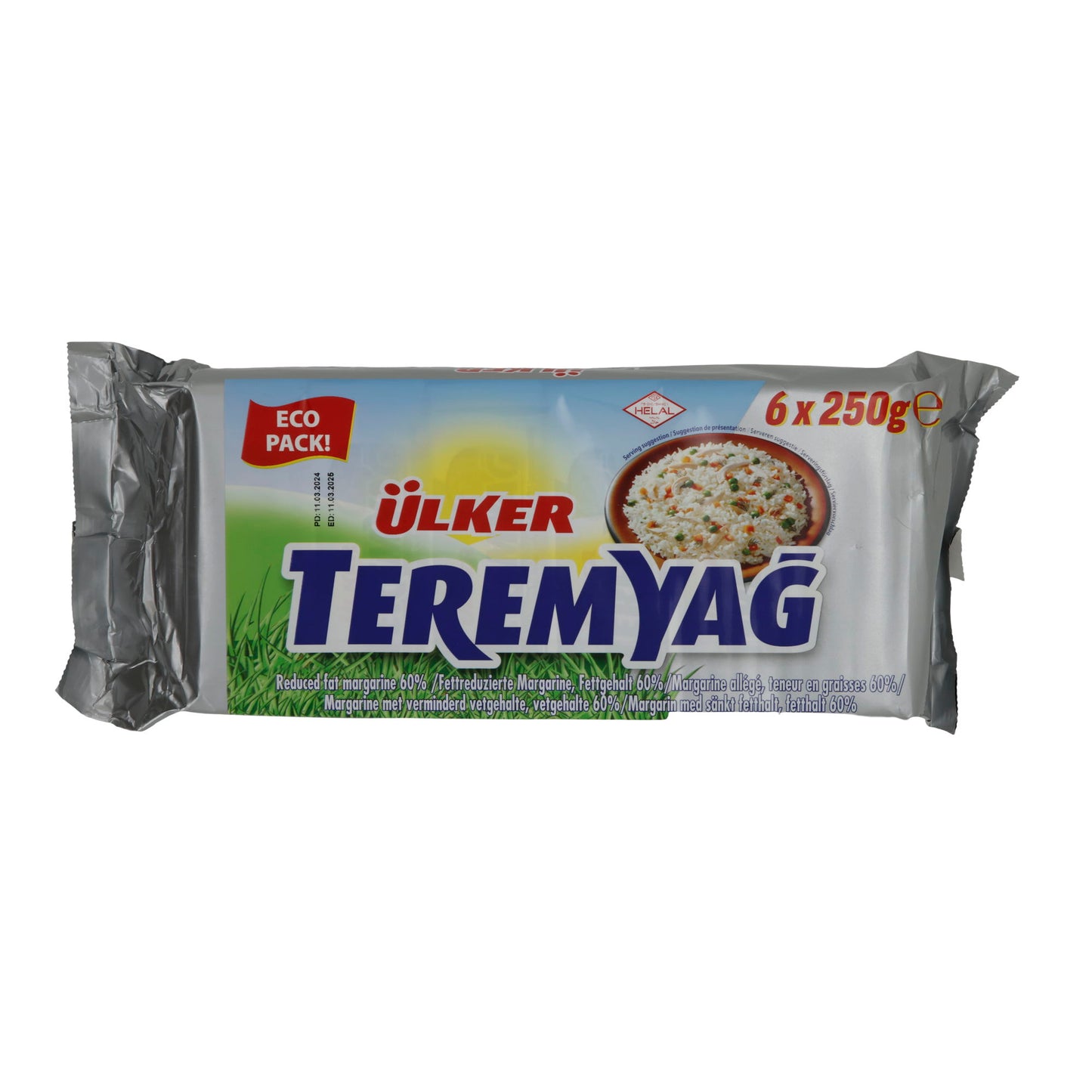 Margarine Ülker Teremyag | yağ azaltılmış | bitkisel yağlarla | 5 kg