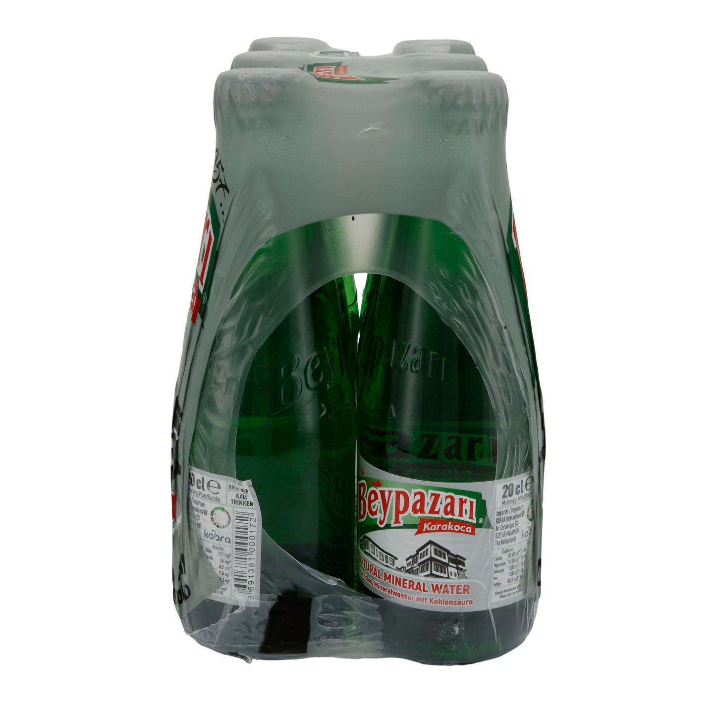Mineralwasser Beypazarı Karakoca | Doğal Mineralli Su | Türkiye'den Taze Mineralli Su | 6 × 200 ml