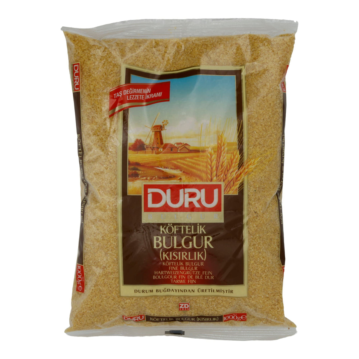 Bulgur Duru | Köftelik Bulgur (Kısırlık) | Fein, für Kısır & Salate | 1 kg DURU