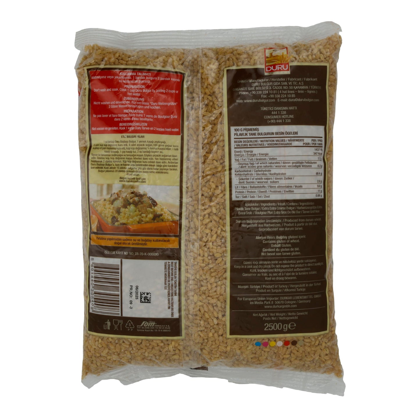 Bulgur Duru Başbaşı | Aromatisch | Extra grob | 2,5 kg DURU