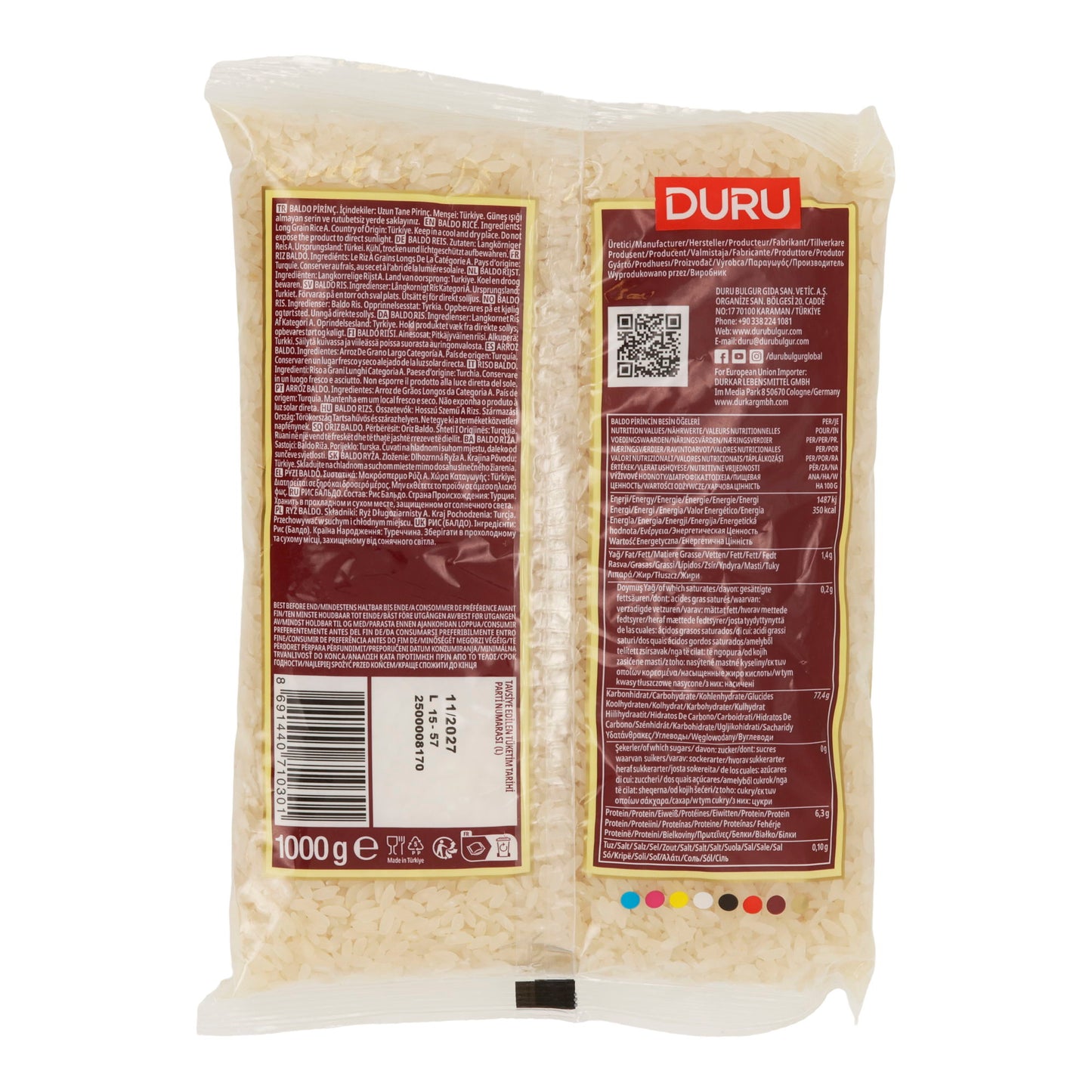Duru Baldo Reis | Rundkornreis aus der Türkei | 1000 g
