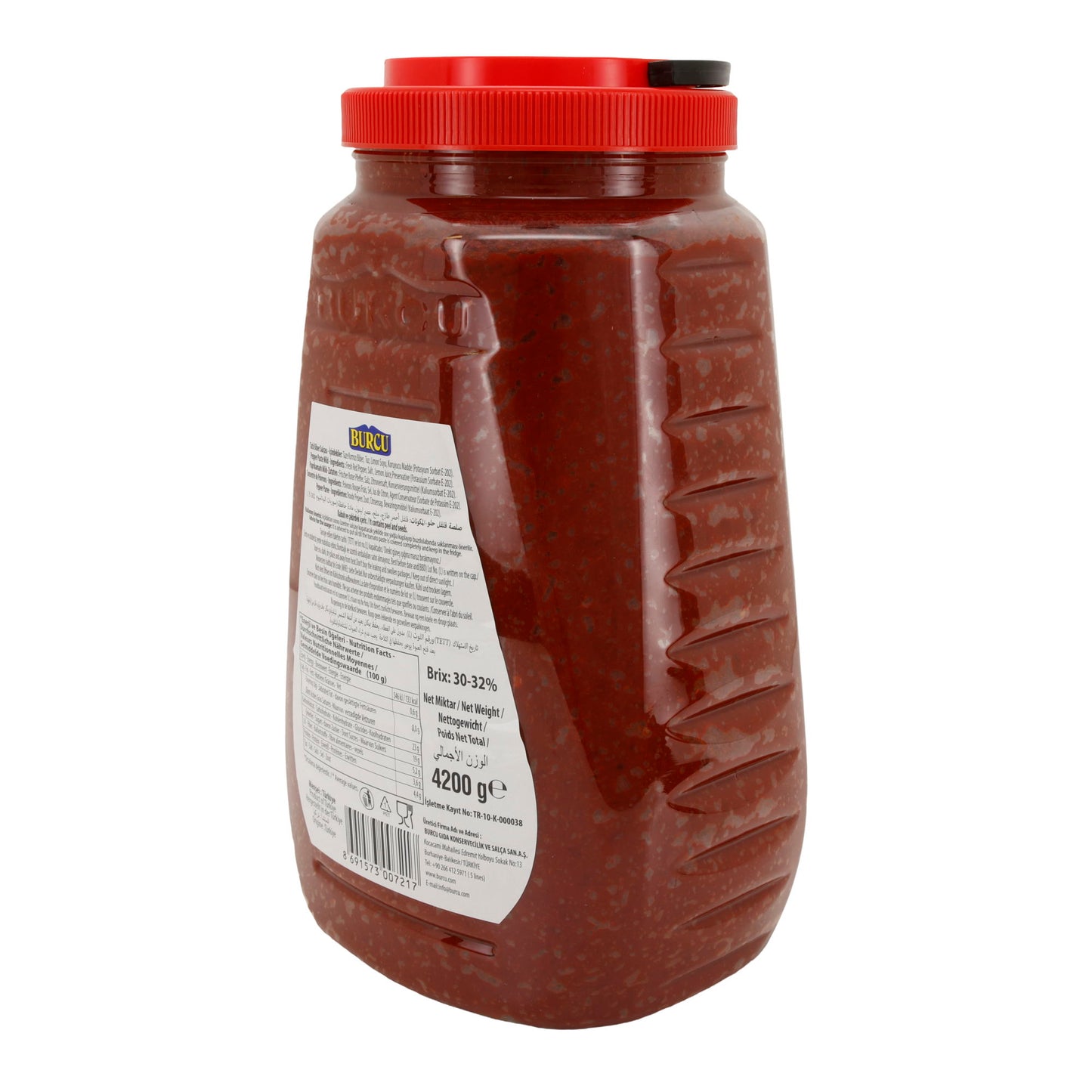 Paprikamark Burcu | Paprika-Paste MILD mit mind. 30% | 4,2 kg