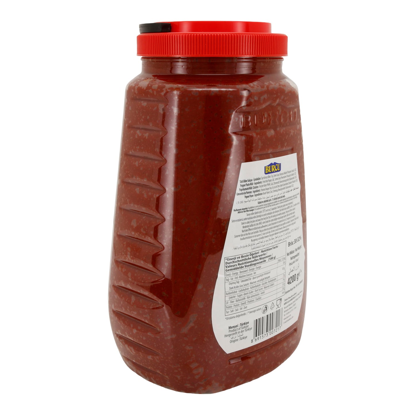 Paprikamark Burcu | Paprika-Paste MILD mit mind. 30% | 4,2 kg