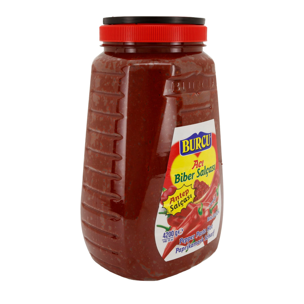 Paprikamark Burcu | Paprika-Paste SCHARF mit mind. 30% | 4,2 kg BURCU
