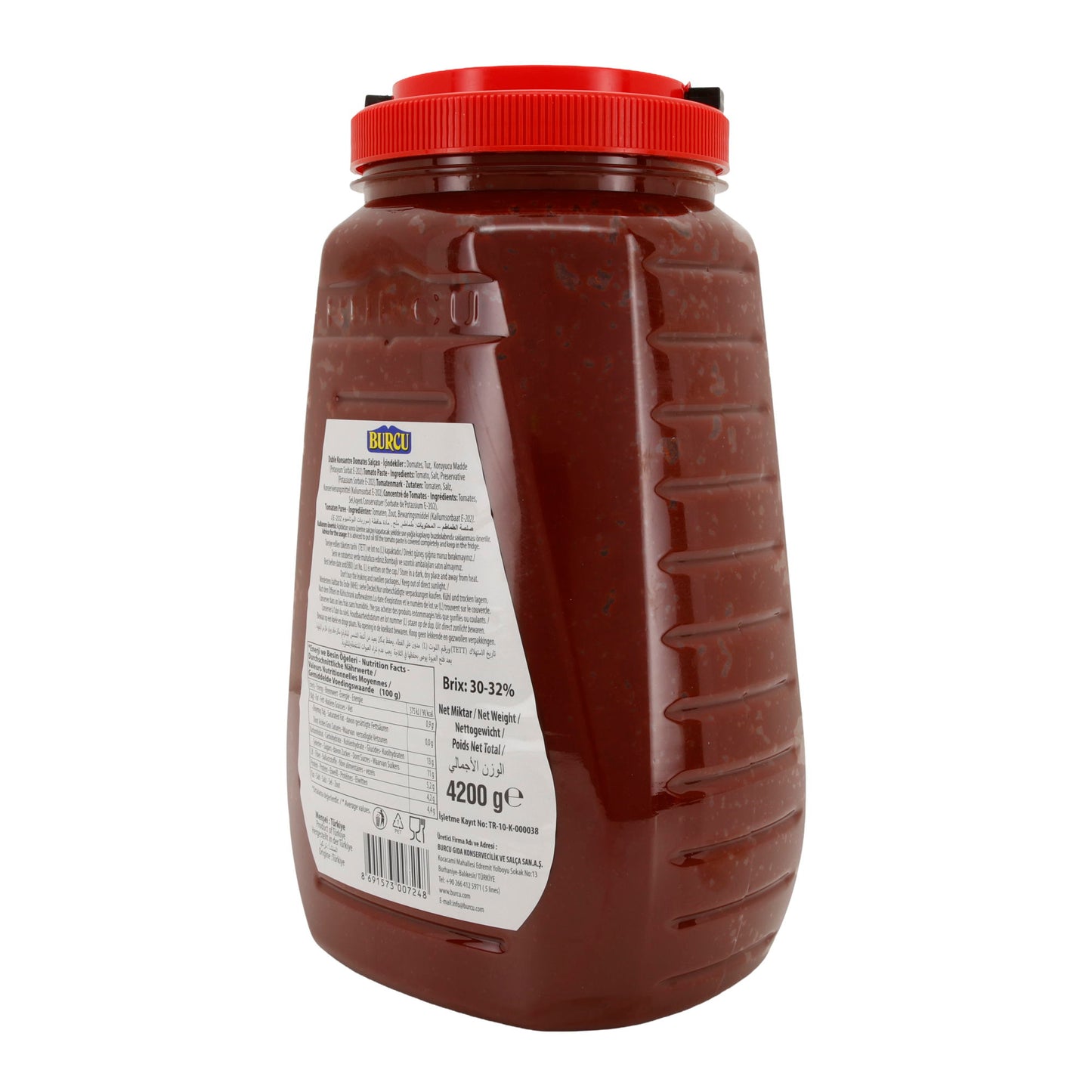 Burcu Tomatenpaste | Domates Salcasi | Antep Tipi | 4200 g