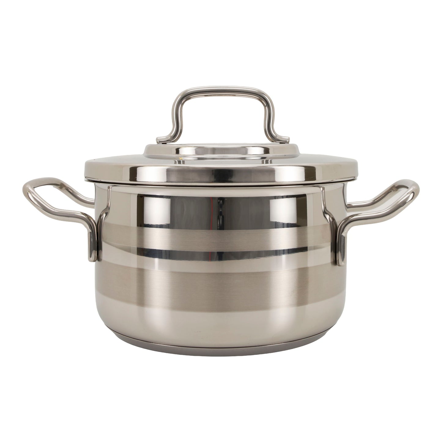 Korkmaz Astra 2 Edelstahl Kochtopf – 18 cm / 2,6 Liter – Topf mit Deckel, Induktionsgeeignet