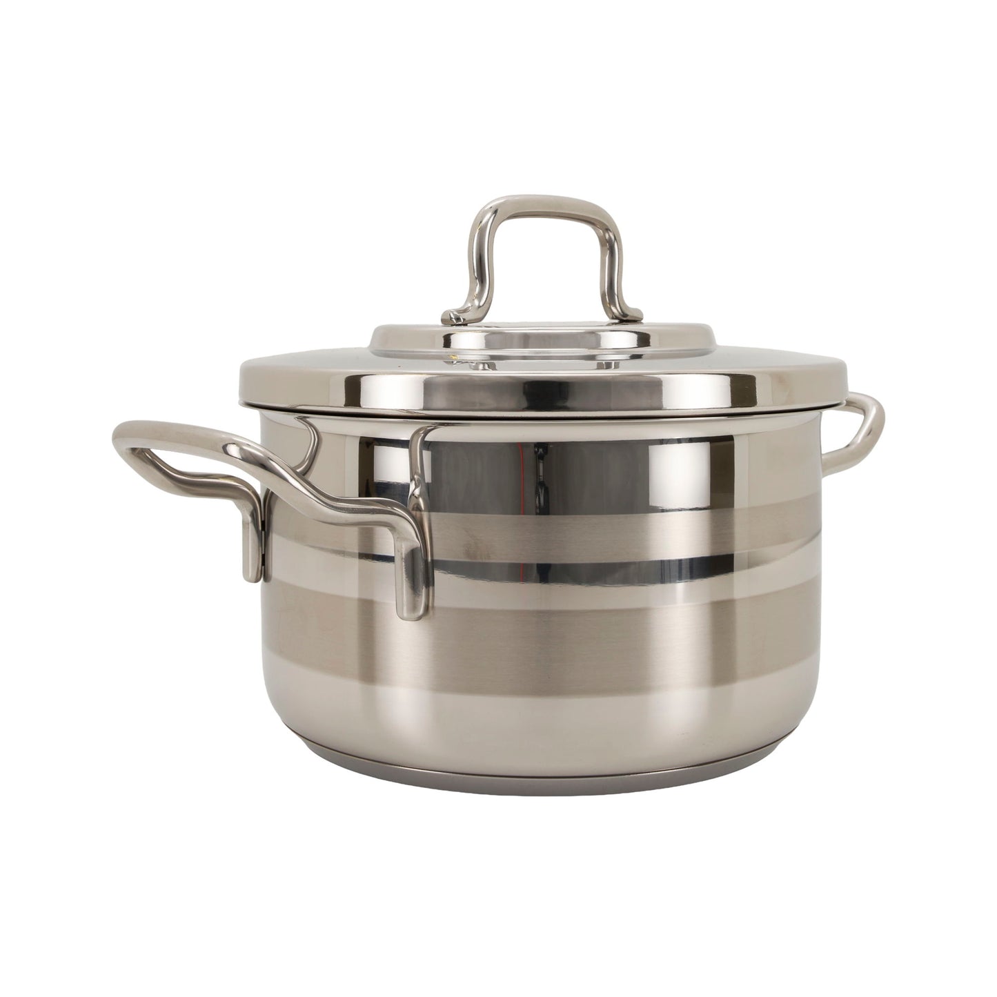 Korkmaz Astra 2 Edelstahl Kochtopf – 18 cm / 2,6 Liter – Topf mit Deckel, Induktionsgeeignet