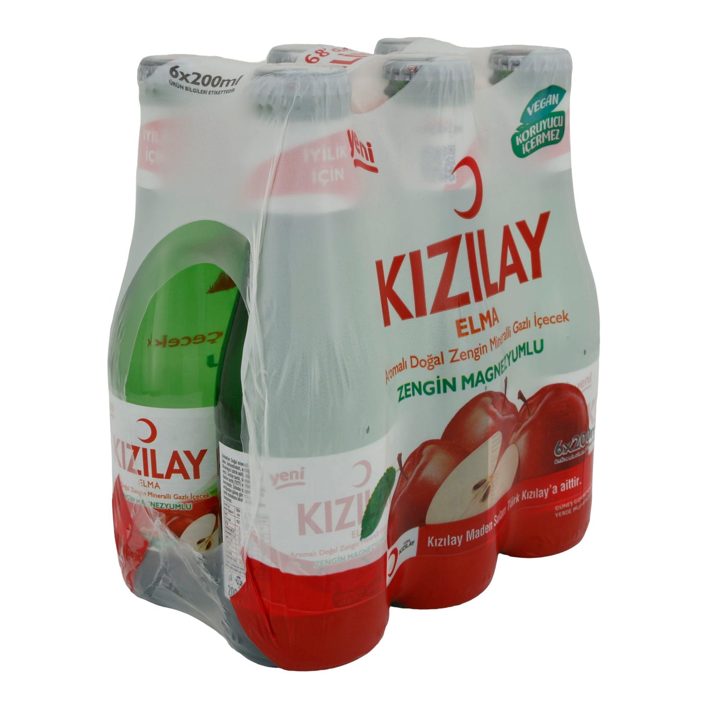 Mineralwasser Kızılay | Apfel | Aromatisch, natürlich | 6 x 200 ml KIZILAY