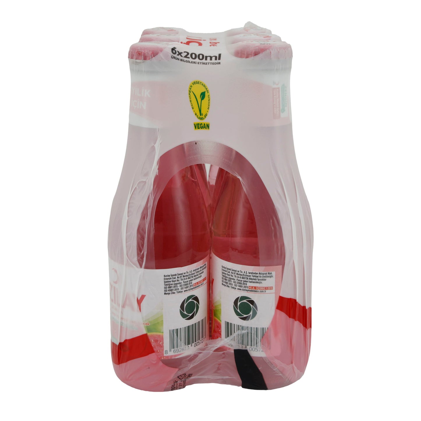 Mineralwasser Kızılay | Guava | Guava aromalı maden suyu, C vitamini ile zenginleştirilmiş | 6 × 200 ml