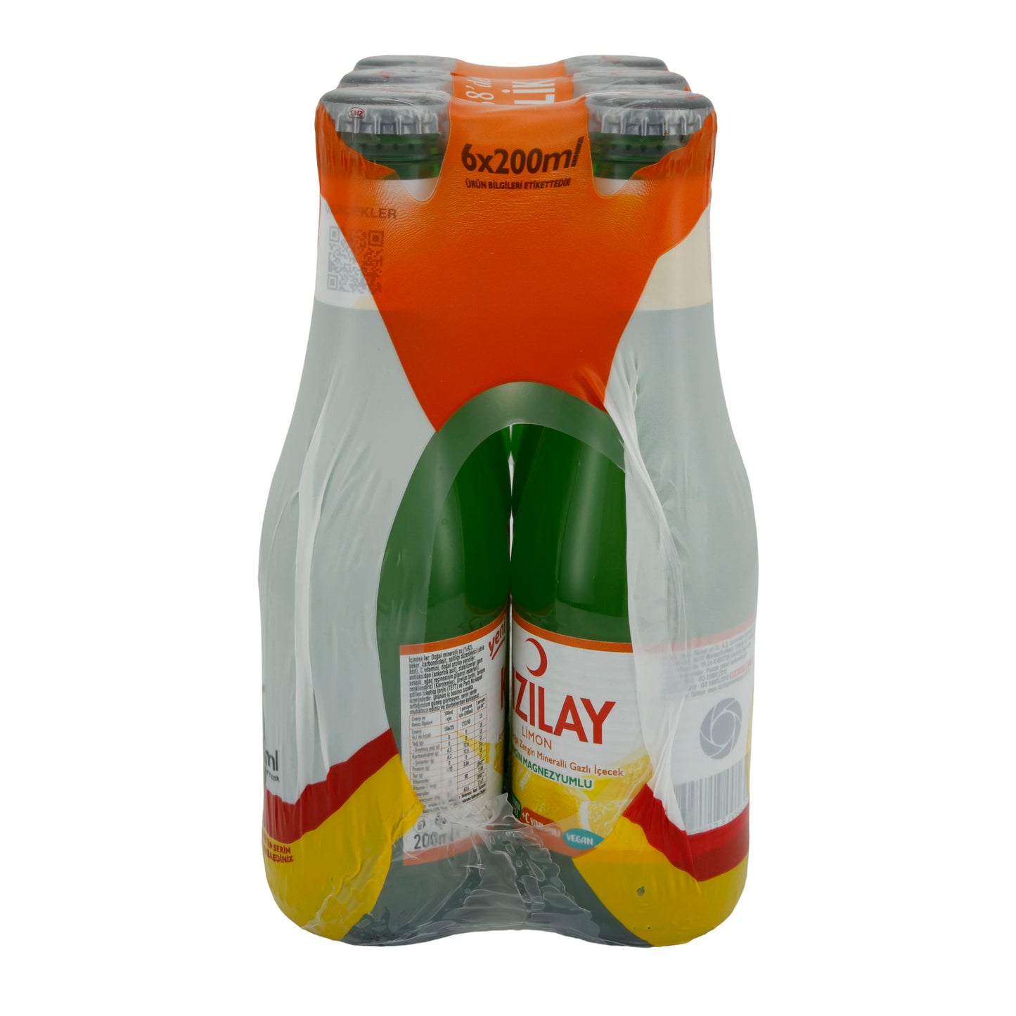 Acqua minerale Kızılay | Limone | Acqua minerale rinfrescante con aroma di limone | 6 x 200 ml