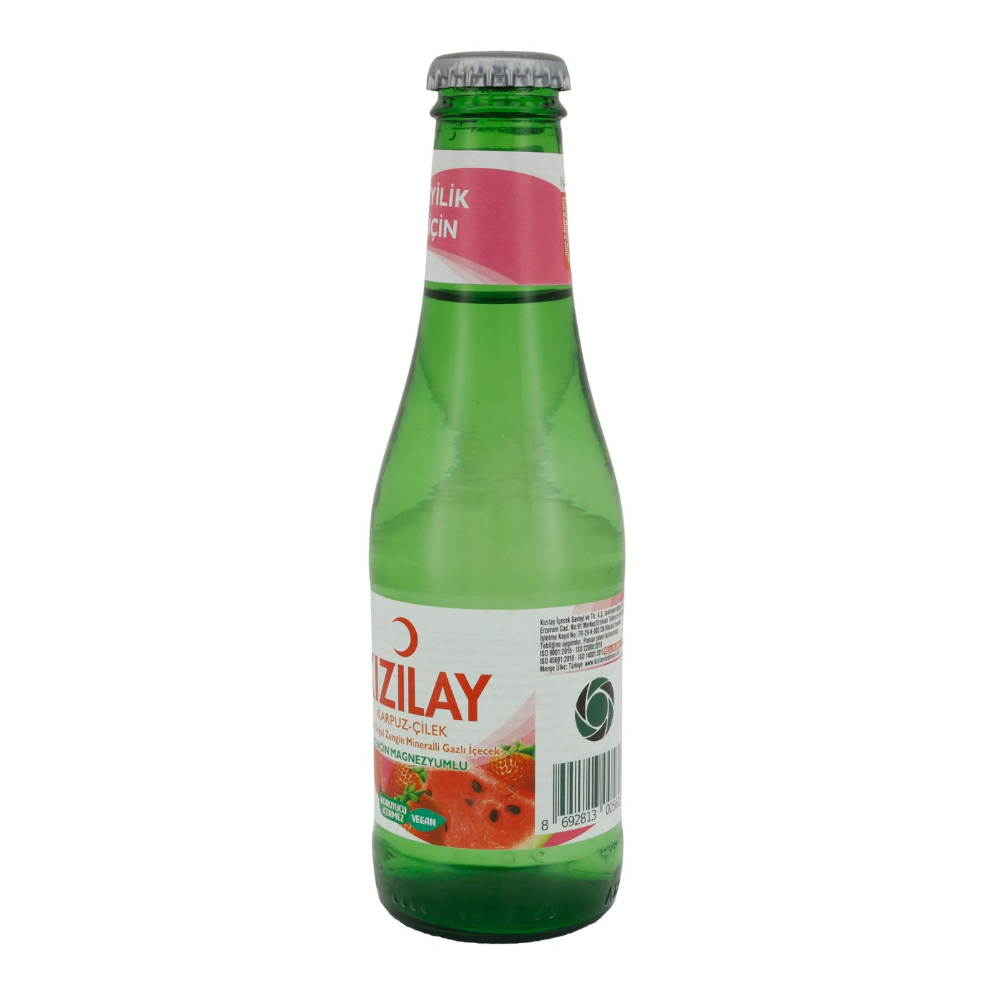 Getränk Kızılay | Karpuz-Çilek | Wassermelone-Erdbeer, mit Mineralien | 200ml