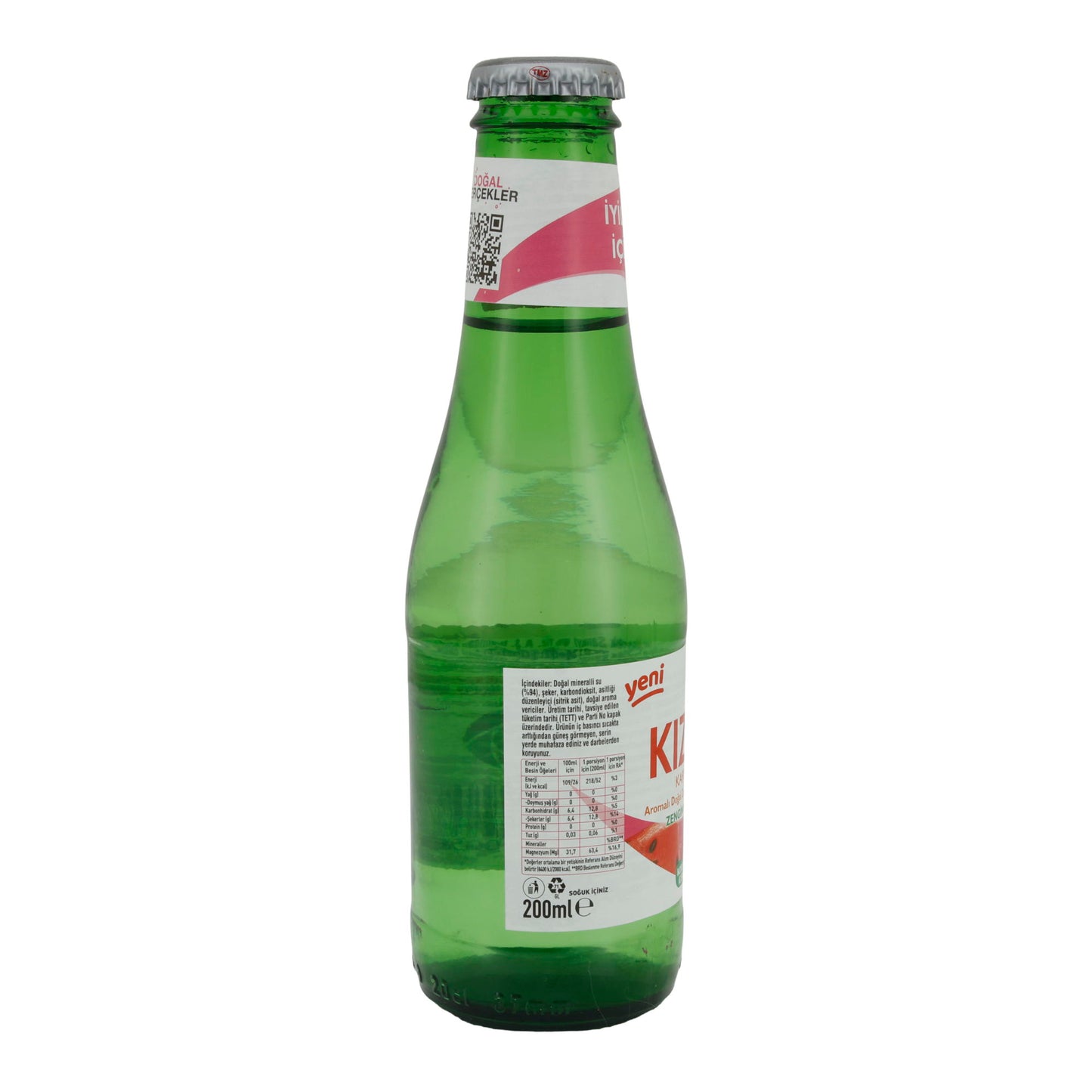 Getränk Kızılay | Karpuz-Çilek | Wassermelone-Erdbeer, mit Mineralien | 200ml