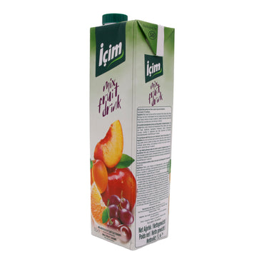 Mehrfruchtsaft İçim | Karışık Meyve İçeceği | Ferahlatıcı, her durum için | 1 L