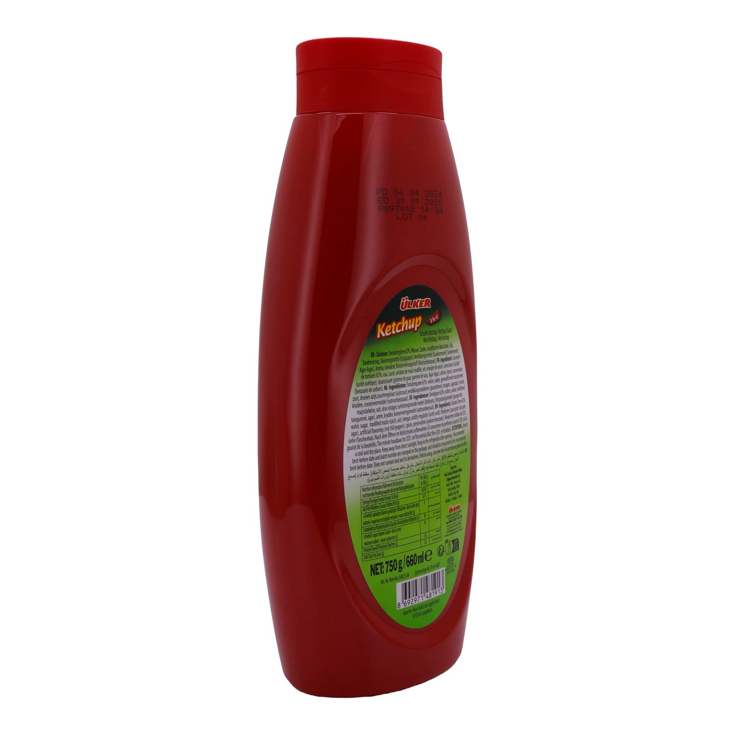 Ketchup Ülker Bizim | Hot Ketchup | Würzig-scharf | 750 g
