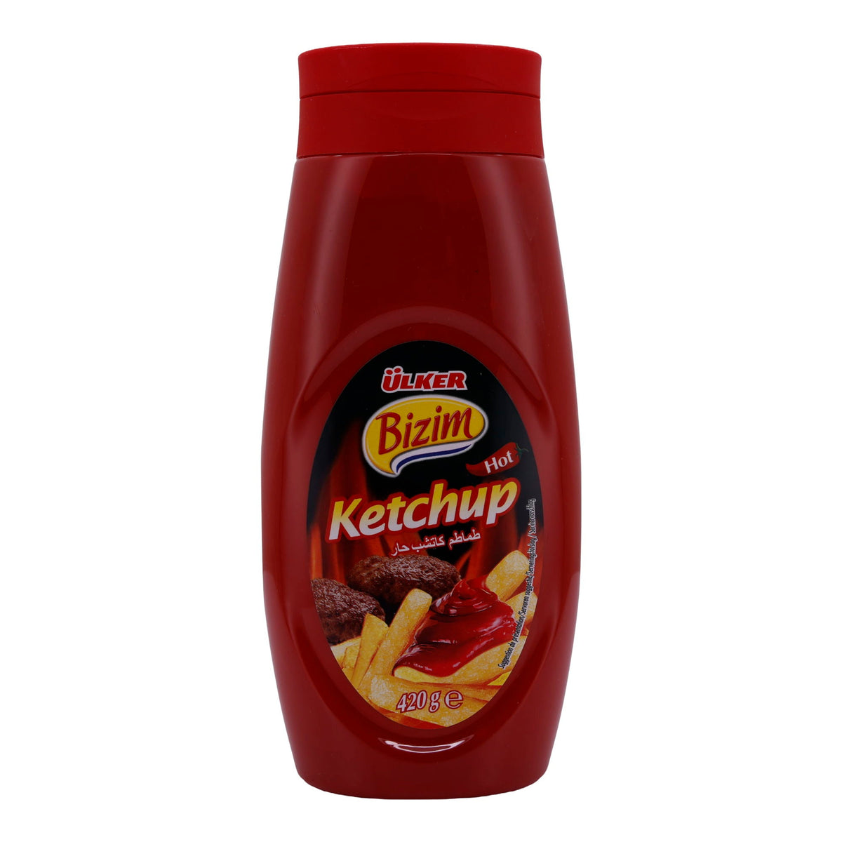Ketchup Ülker Bizim Hot Ketchup | Scharfer und würziger Tomatenketchup | 420 g UELKER