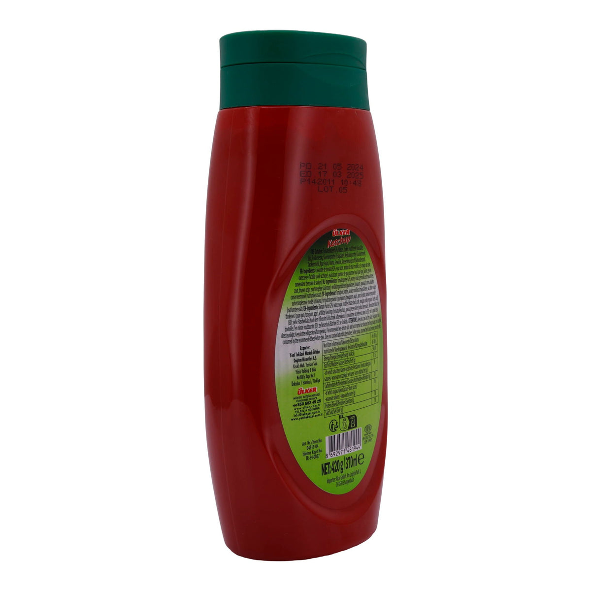 Ketchup Ülker Bizim Ketchup | Aromatischer Tomatenketchup | 420 g UELKER
