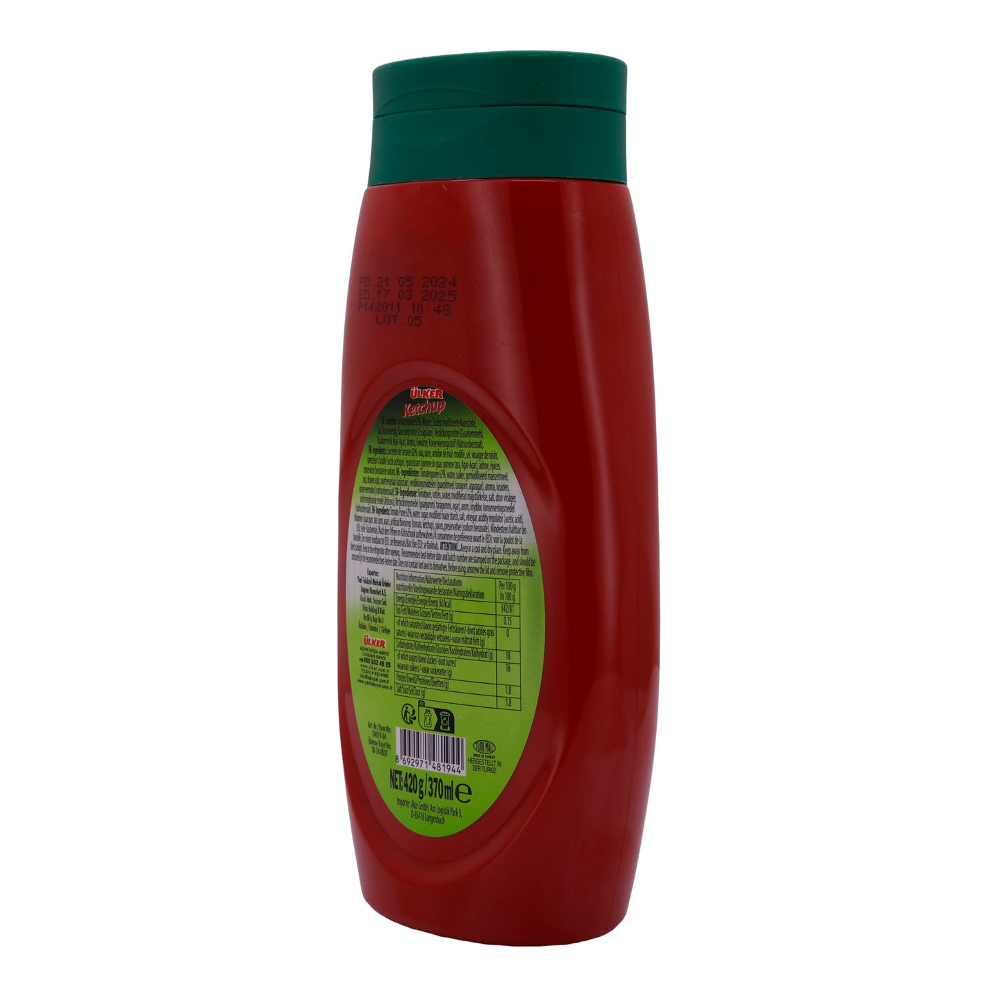 Ketchup Ülker Bizim Ketchup | Aromatischer Tomatenketchup | 420 g