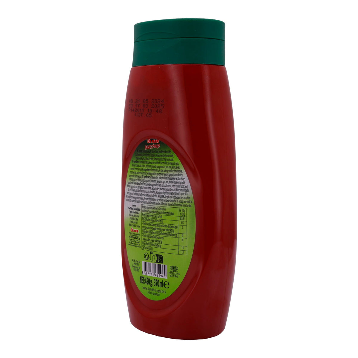 Ketchup Ülker Bizim Ketchup | Aromatischer Tomatenketchup | 420 g UELKER