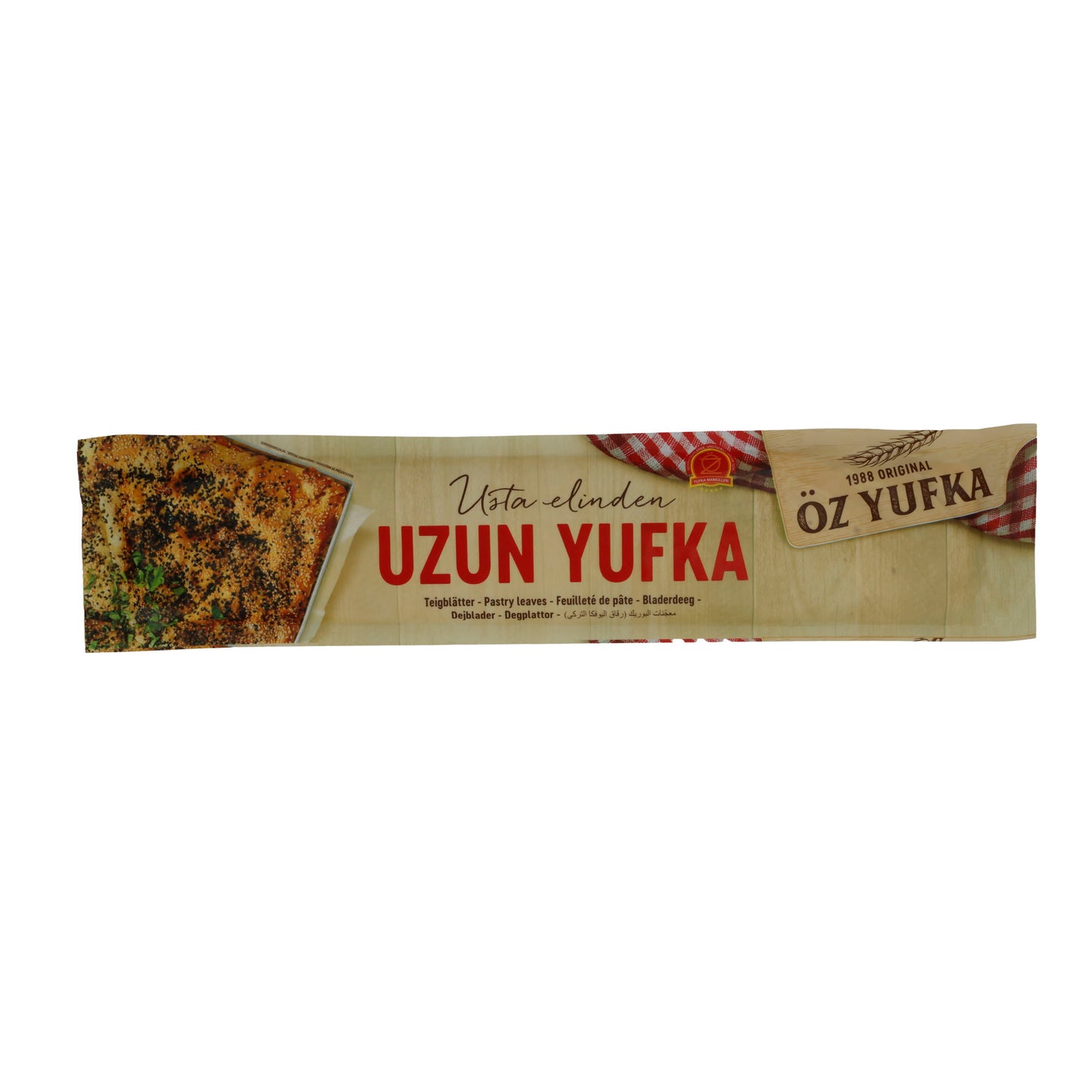 Teigblätter Öz Yufka Uzun Yufka | Dünn | Für Börek und mehr | 400 g