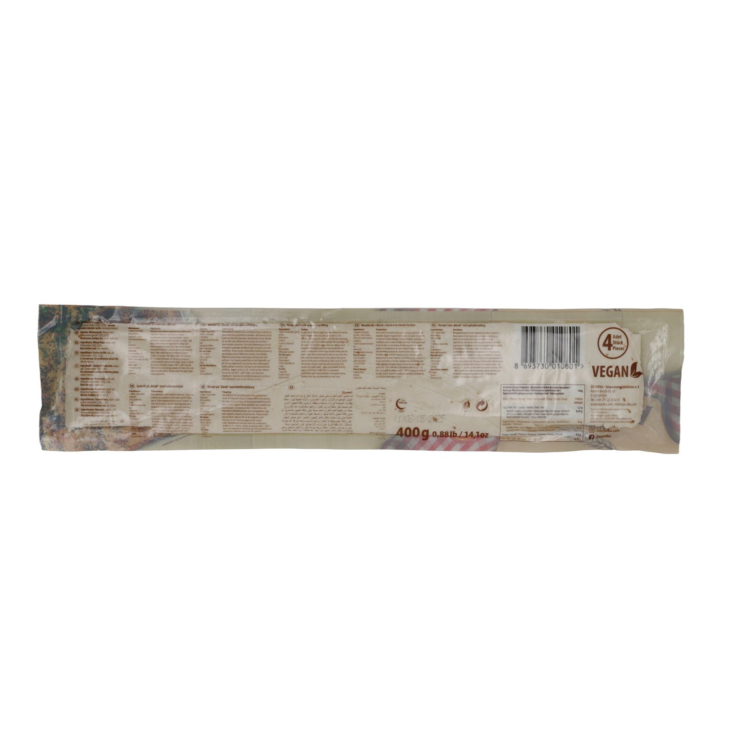 Teigblätter Öz Yufka Uzun Yufka | Dünn | Für Börek und mehr | 400 g