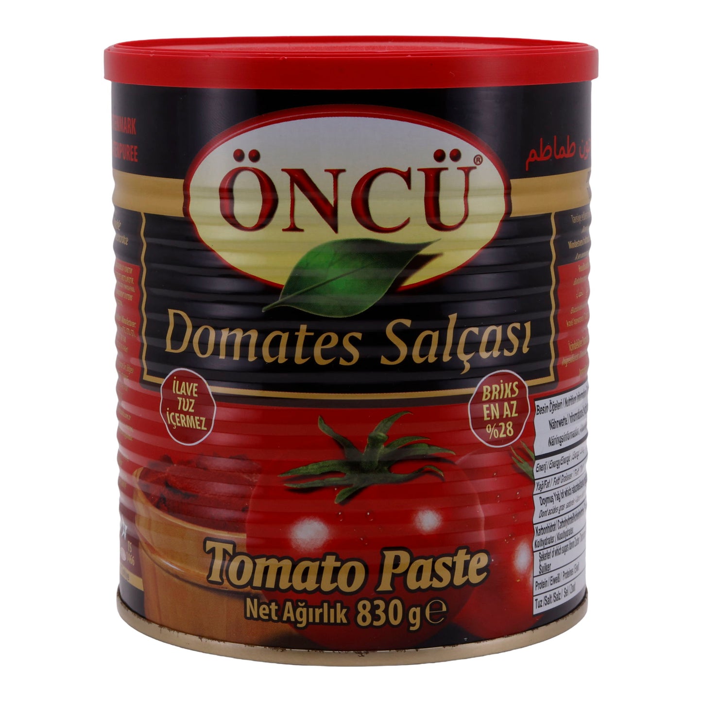 Domates Salçası Öncü | Domates Salçası | Yüksek Kalite, Türkiye'den | 830 g Kutu