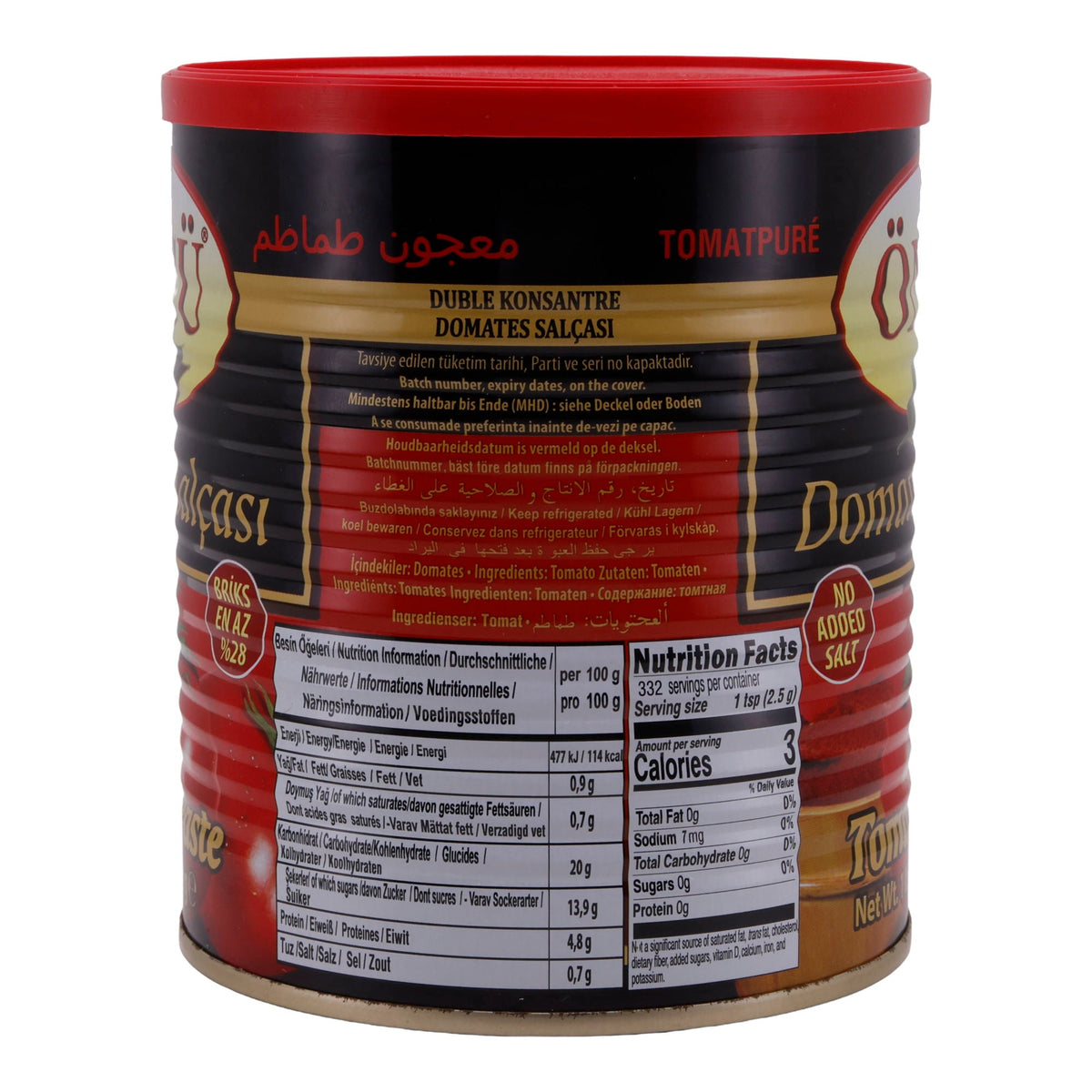 Tomatenmark Öncü | Tomatenpaste | Hochwertig, aus der Türkei | 830 g Dose ÖNCÜ