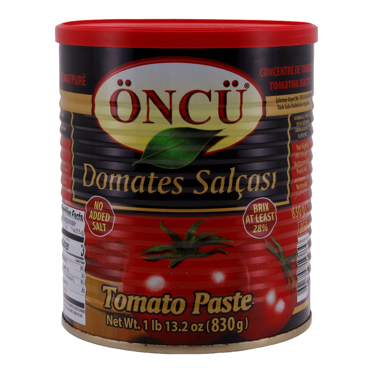 Tomatenmark Öncü | Tomatenpaste | Hochwertig, aus der Türkei | 830 g Dose ÖNCÜ