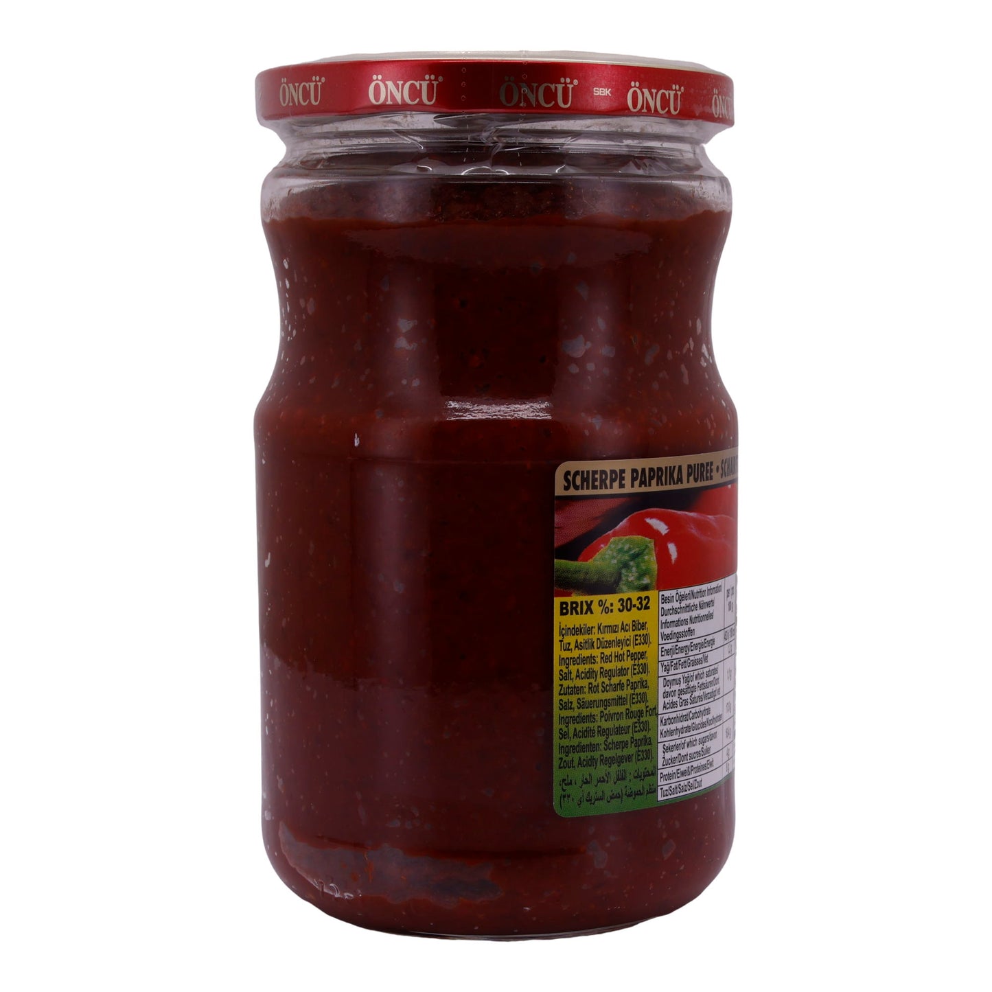 Pasta di peperoncino Öncü | Aci Biber Salçası | Piccante, stile Gaziantep | 700 g