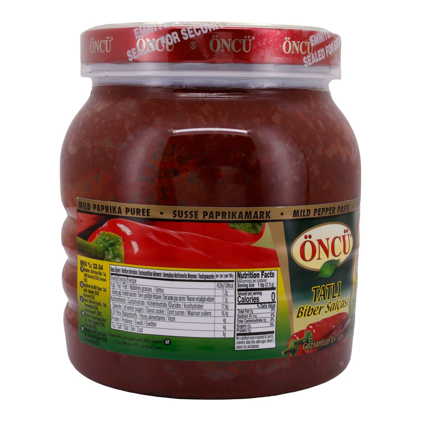 Paprikamark Öncü | Biber Salçası | Hochwertig, Türkei | 1650 g ÖNCÜ
