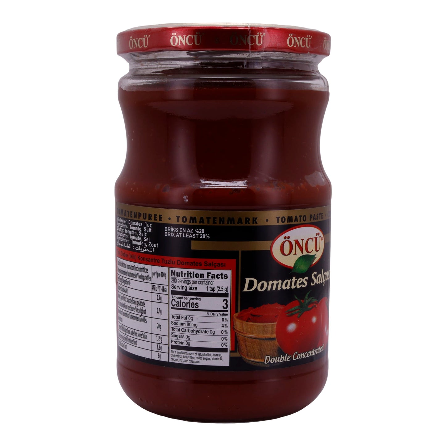 Tomatenmark Öncü | Doppelt konzentriert | Hochwertig, intensiv | 700 g