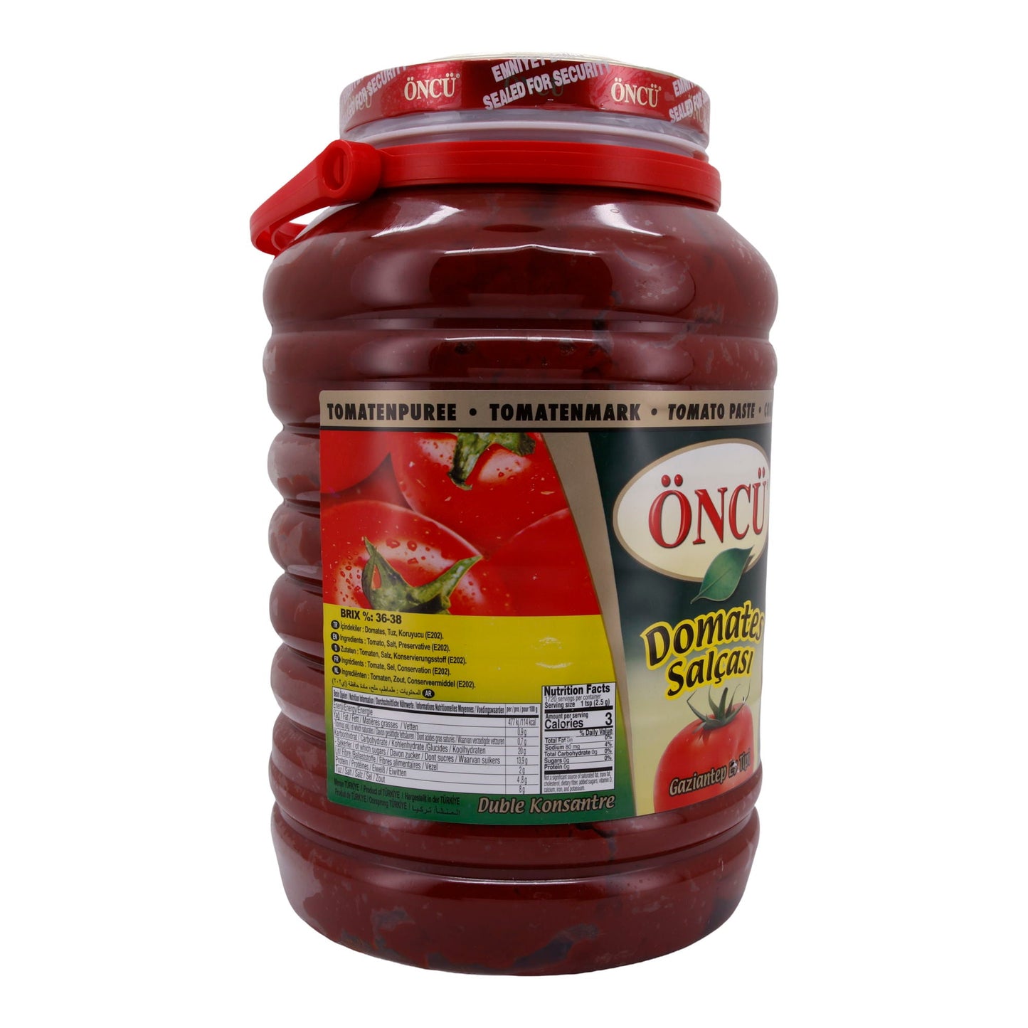Tomatenmark Öncü | Domates Salçası | Doppelt konzentriert, Gaziantep-Typ | 4300 g ÖNCÜ