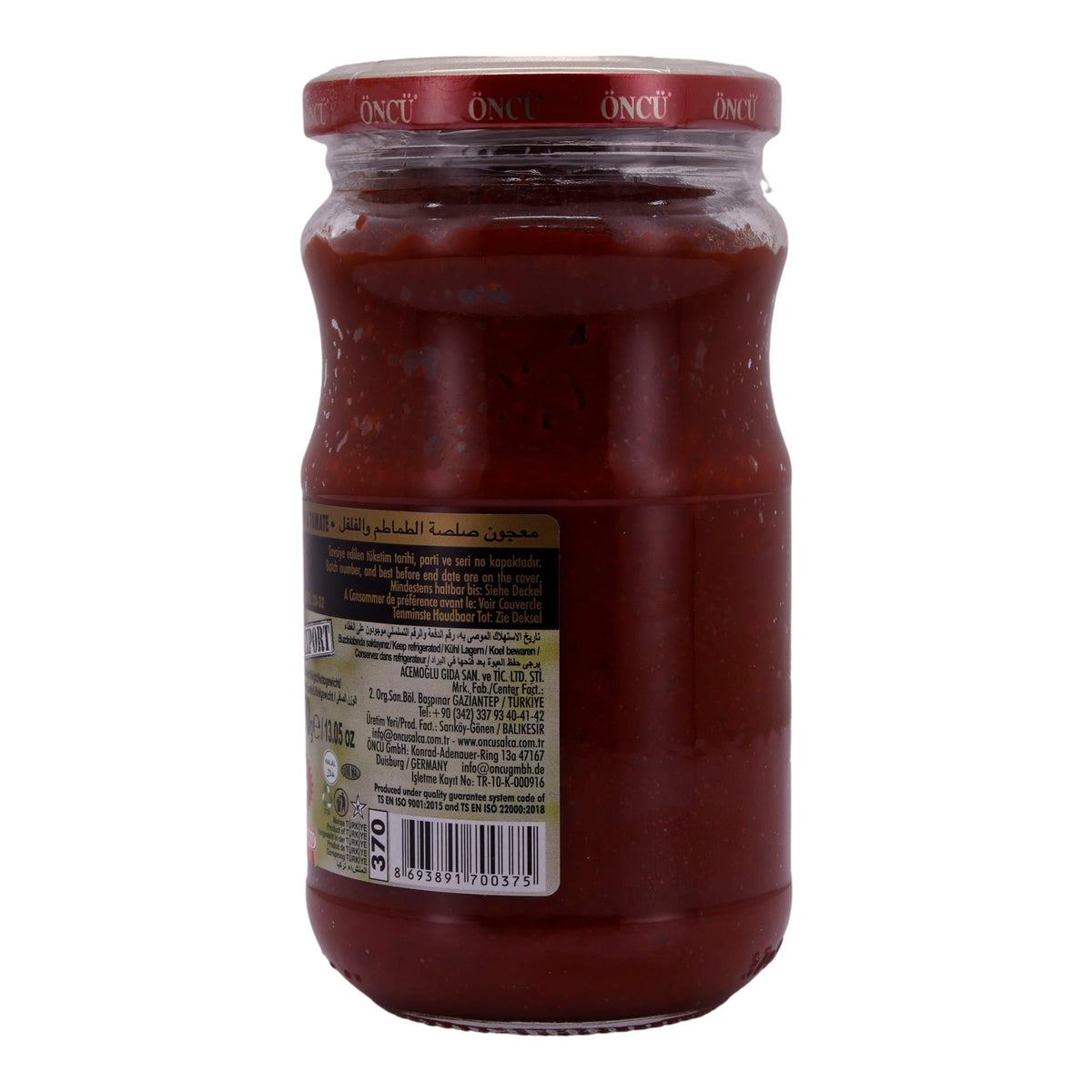 Tomaten- und Paprikamark Öncü | Karışık Salça | Mischung | 370 g – Für die Zubereitung von Saucen und mehr ÖNCÜ