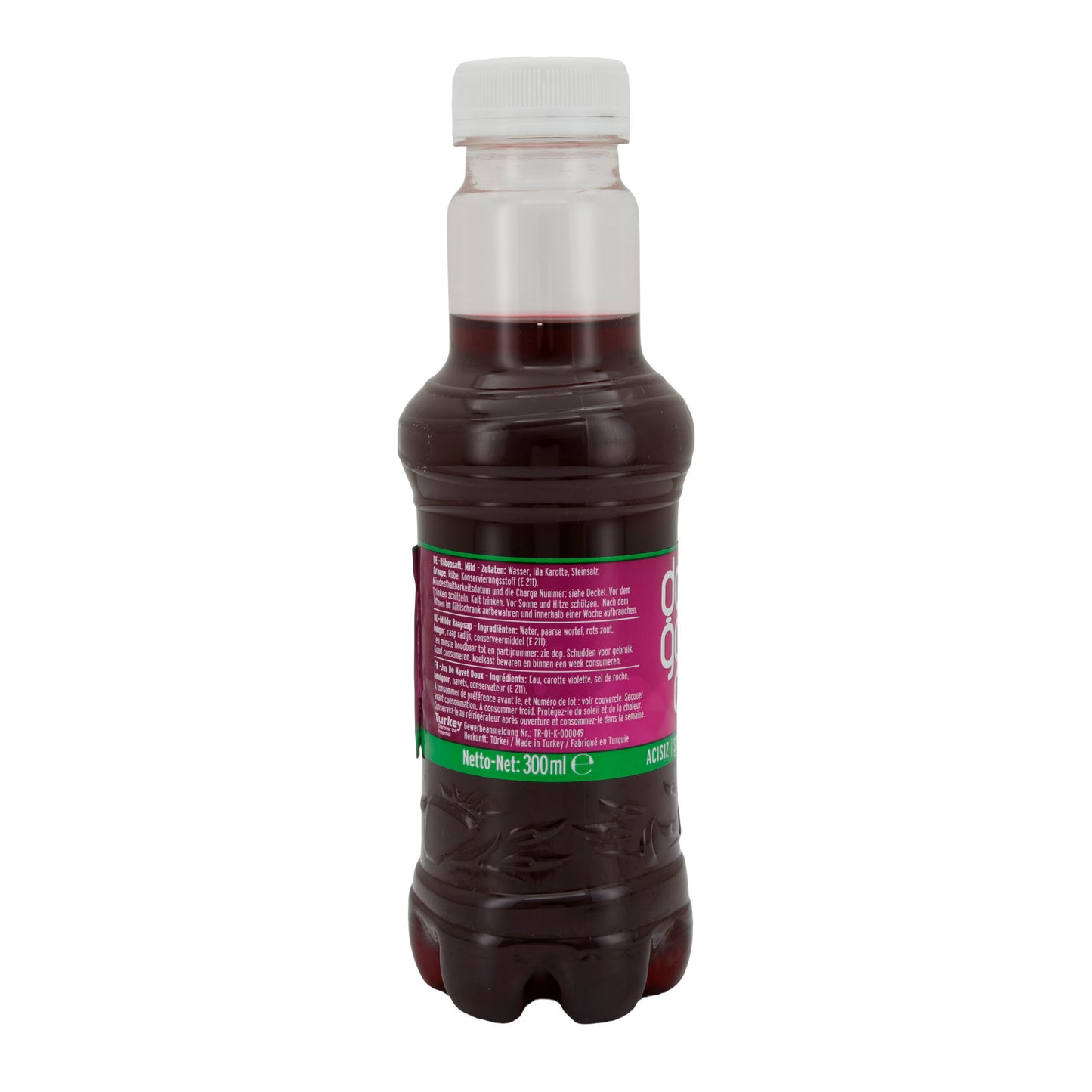 Şalgam Acısız Doğanay | Rübensaft-Spezialität | Milde, kalorienfrei | 300 ml