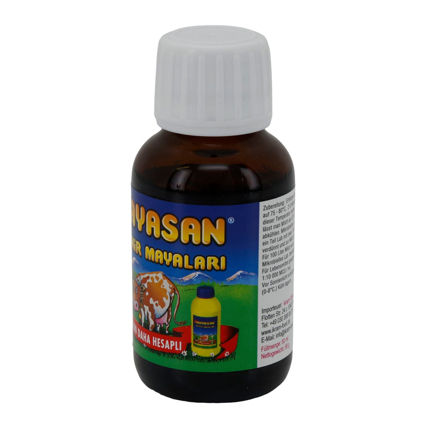 Lab Mayasan Sıvı Lab | Lab | Peynir Üretimi için Mikrobiyal Lab | 58 ml