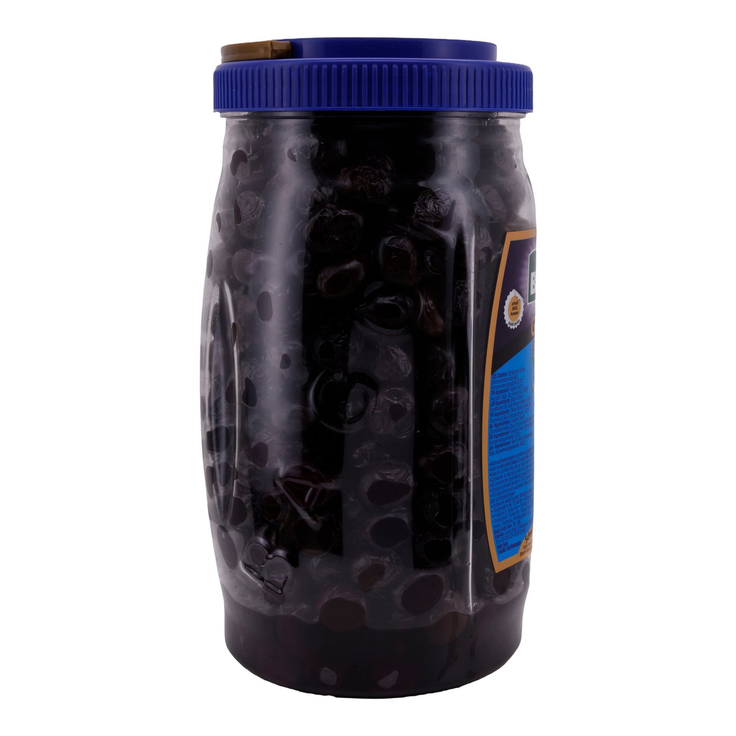 Oliven Bağcı Gemlik | Schwarze Oliven mit Stein | Aromatische und hochwertige türkische Oliven | 1,5 kg