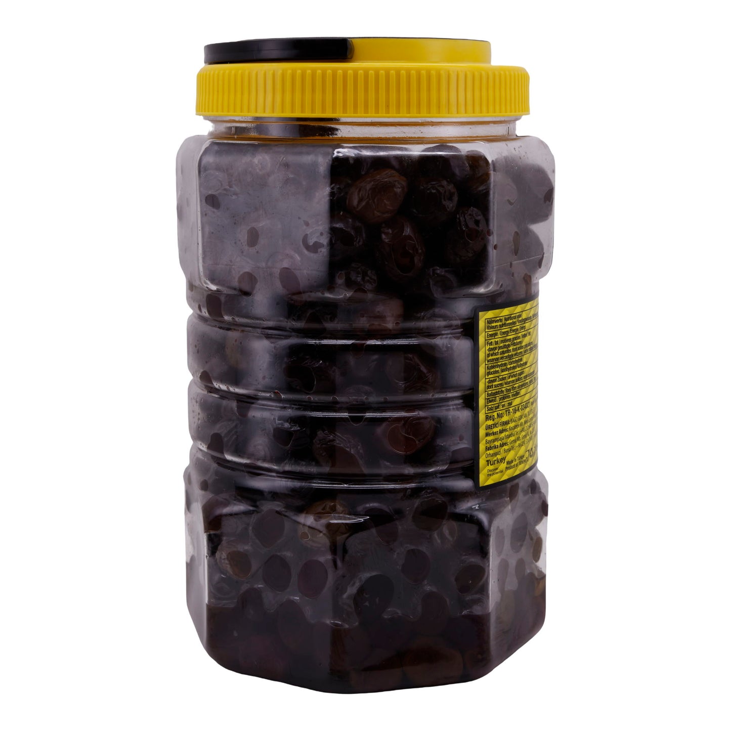 Bağcı Black Olives with Pit – Noble Gemlik Variety, 1kg