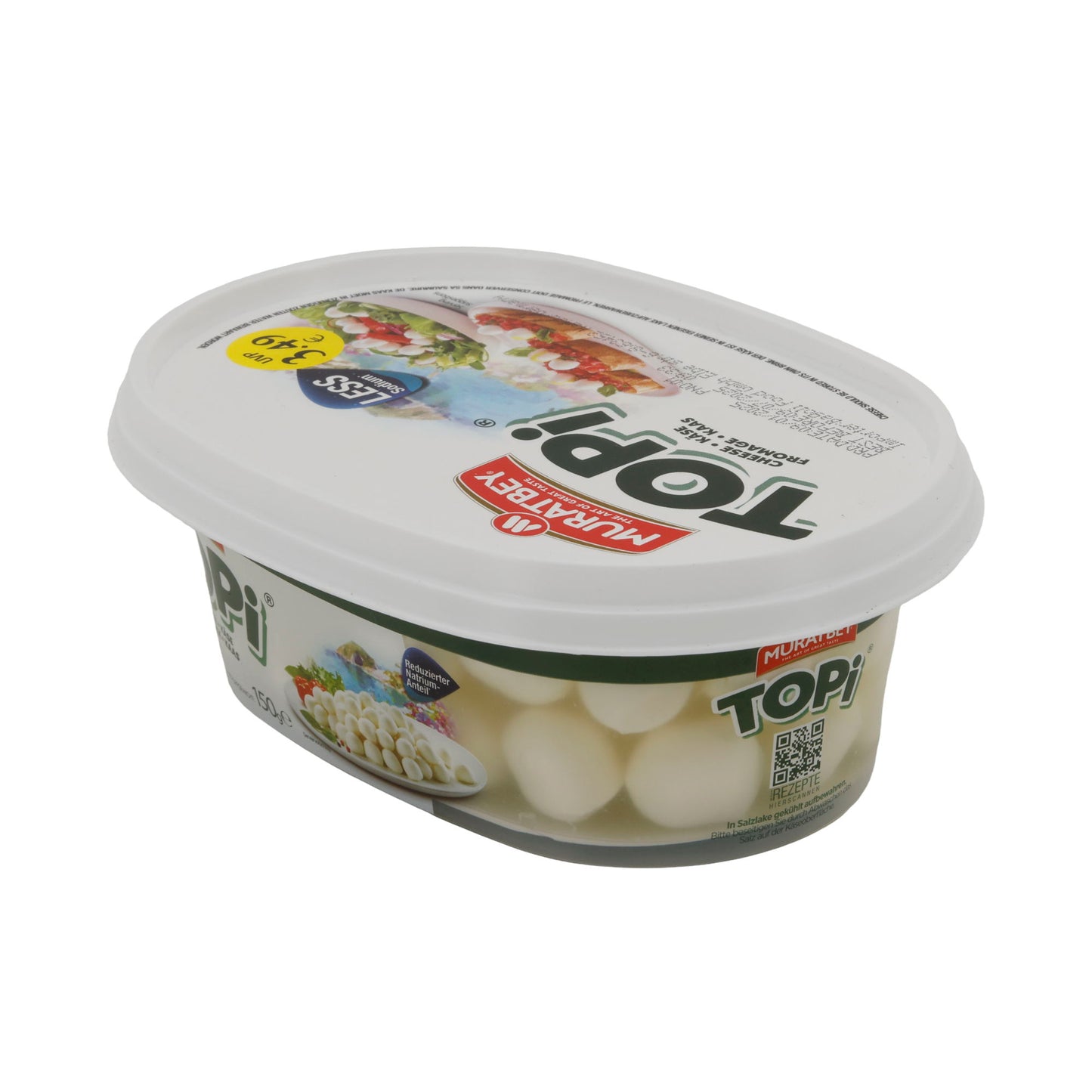 Formaggio Muratbey Topi Formaggio | Formaggio | Meno sodio per un piacere sano | 150 g
