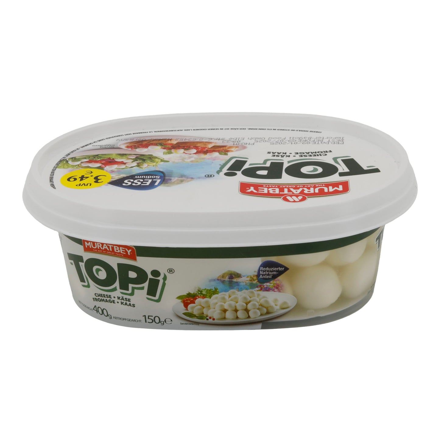 Formaggio Muratbey Topi Formaggio | Formaggio | Meno sodio per un piacere sano | 150 g