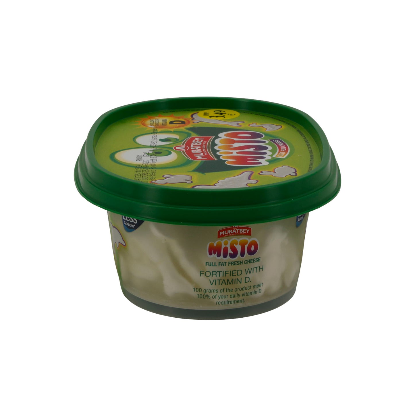 Frischkäse Muratbey Misto | Frischkäse | Cremig mit Vitamin D | 440 g